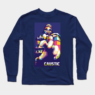 Apex Legends Caustic Geometric art Long Sleeve T-Shirt